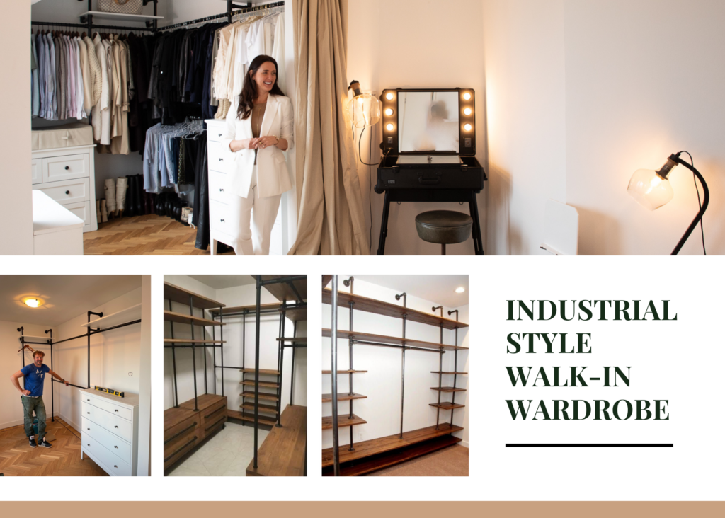 custom built walk in wardrobe
